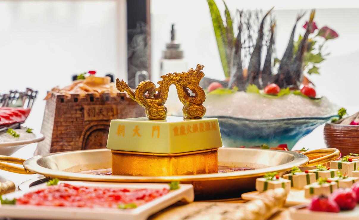 黃瓜條圣誕樹，圣誕氣氛火鍋菜品，氛圍感拉滿！